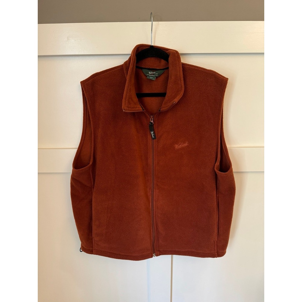 Woolrich full zip fleece vest‎ size men's xl